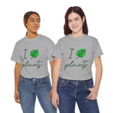 I Love Plants Unisex Heavy Cotton Tee Eco Friendly Botanical Leaf Nature Lover Green Gardening T Shirt Sustainable Plant Parent Gift For Gardeners