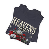 Heavens Hallucinations Unisex Jersey Short Sleeve Tee Comfortable Modern Streetwear Bold Artistic Floral Graphic Design Perfect Gift for Friends Birthdays Casual Wear