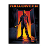 The Silent Stalker Matte Vertical Poster Retro Horror Wall Art Dark Cinematic Halloween Décor Gift for Horror Fans and Fall Aesthetic Homes