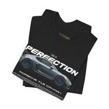 Porsche 718 Cayman GT4 RS Inspired Illustrated Track Focused Sports Car Graphic T Shirt Precision Motorsport Performance Streetwear Racing Culture Gift For Car Enthusiasts