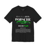 Porsche 911 Green Monster Racing Car Graphic Unisex Heavy Cotton Tee High Performance Speed Machine Streetwear Shirt for Car Enthusiasts