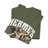 Hermes Greek Mythology Unisex Heavy Cotton Tee Ancient God of Communication and Travel Streetwear Graphic T Shirt