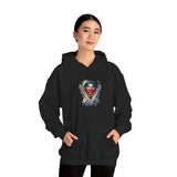 Fearless Grin Street Clown Hoodie Bold Urban Graphic Sweatshirt Powerful Streetwear Art Design For Confidence Energy And Hustler Mindset