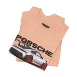 High-Performance Track Machine Blueprint Design Unisex Heavy Cotton Tee Powerful Street Racing Inspired Graphic Shirt