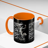 Inspire Strength Ignite Courage Ceramic Mug Motivational Coffee Cup Bold Graphic Durable Everyday Drinkware