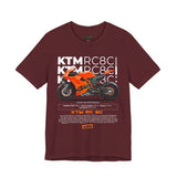 KTM RC 8C Track Inspired Unisex Heavy Cotton Tee Racing Superbike Graphic Streetwear Motorsport Fan T Shirt
