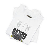 MT10 Inspired Hyper Naked Motorcycle Art Unisex Heavy Cotton Tee Bold Streetwear Performance Bike Illustration Gift for Riders