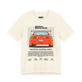 Legendary Orange Street Machine Rear View Unisex Heavy Cotton Tee Powerful JDM Inspired Car Art Graphic Shirt for Collectors and Gearheads