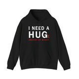 I Need A Huge Amount Of Money Unisex Hoodie Heavy Blend Pullover Sweatshirt Funny Motivational Graphic Hustle Entrepreneur Wealth Inspired Streetwear