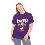 Faith Over Fear Jesus Crown Of Thorns Unisex Heavy Cotton Tee Christian Graphic Bold Religious Streetwear Motivational Bible Verse T Shirt