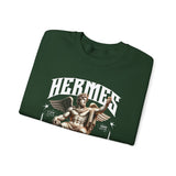Hermes Greek Mythology Unisex Heavy Blend Crewneck Sweatshirt Ancient God of Communication and Travel Graphic Pullover