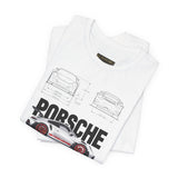 High Performance Track Racer Blueprint Art Unisex Heavy Cotton Tee Streetwear Motorsport Enthusiast Graphic Shirt