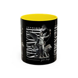 Inspire Strength Ignite Courage Ceramic Mug Motivational Coffee Cup Bold Graphic Durable Everyday Drinkware