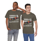 High Performance Single Seater Racing Car Graphic Unisex Heavy Cotton Tee Premium Motorsport Streetwear For Speed Lovers And Daily Casual Wear
