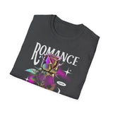 Unisex Softstyle T Shirt Romance Rose Graphic Black Tee Aesthetic Gothic Love Inspired Streetwear Fashion Bold Artistic Outfit