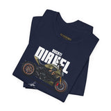 Ducati Inspired Power Cruiser Motorcycle Graphic Unisex Heavy Cotton Tee Premium Streetwear T Shirt for Riders Bikers Enthusiasts and Everyday Wear