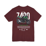 Kawasaki Z400 Naked Street Bike Graphic T Shirt Unisex Heavy Cotton Motorcycle Racing Streetwear Gift