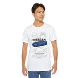 Exotic Blue Supercar Roadster Blueprint Art Unisex Heavy Cotton Tee Premium Streetwear Car Enthusiast Gift Performance Inspired Design Shirt