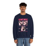 Emotions Speak Louder Than Words Graphic Unisex Heavy Blend Crewneck Sweatshirt Streetwear Art Fashion Statement Pullover