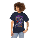 Mamba Unisex Heavy Cotton Tee Bold Serpent Power Graphic Streetwear Design Athletic Hustle Energy Inspired TShirt Symbol of Strength Resilience and Inner Mastery