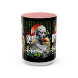 Wicked Supreme Accent Coffee Mug 11oz 15oz Statue Art Graphic Cup Supreme Inspired Streetwear Bust Design Bold Daily Motivation Ceramic Gift Drinkware