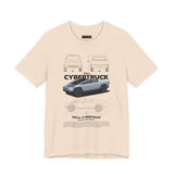 Futuristic Electric Pickup Blueprint Art Unisex Heavy Cotton Tee Bold Streetwear Graphic Shirt For Car Lovers And Tech Enthusiasts