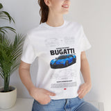 Blue Hypercar Artwork Unisex Heavy Cotton Tee High Speed Performance Inspired Streetwear Graphic Shirt For Car Enthusiasts And Automotive Art Collectors