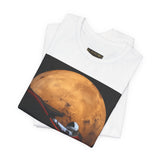 Mars Explorer Astronaut Unisex Heavy Cotton Tee Futuristic Space Adventure Graphic Shirt Inspiring Sci Fi Design Perfect Gift for Dreamers and Space Lovers