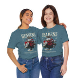 Heavens Hallucinations Unisex Jersey Short Sleeve Tee Comfortable Modern Streetwear Bold Artistic Floral Graphic Design Perfect Gift for Friends Birthdays Casual Wear