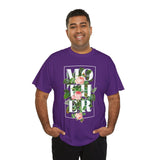 Mother Floral Design Unisex Heavy Cotton Tee Comfortable T Shirt Botanical Typography Graphic Streetwear Gift For Mom Mother’s Day Birthday Casual Everyday Wear