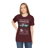 GT3 RS Inspired Track Performance Sports Car Graphic T Shirt Luxury Racing Aesthetic Streetwear Unisex Tee High Speed Motorsport Auto Art Fashion