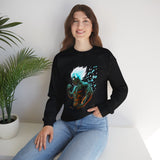 Limit Break Energy Unisex Sweatshirt Motivational Streetwear Power Graphic For Gym Lifestyle Anime Inspired Bold Confidence And Inner Focus