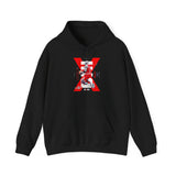 Air Ascent Unisex Hoodie Heavy Blend Motivational Streetwear Bold Red Black Athletic Design Premium Comfort Warm Hustle Fashion For Dreamers Achievers And Everyday Warriors