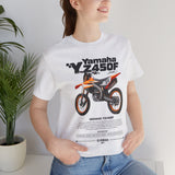 Yamaha YZ450F Inspired Motocross Blueprint Unisex Heavy Cotton Tee Dirt Bike Racing Graphic Streetwear Shirt Gift For Riders