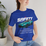 Formula One Safety Car Inspired Motorsport Graphic Unisex Tee High Performance Racing Streetwear Track Day Apparel Pace Car Design For Racing Fans Speed Culture Enthusiasts