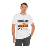 JDM Street Racing Legend Skyline R34 Inspired Supra MK4 Style Unisex Graphic Tee Japanese Drift Car Culture Motorsport Streetwear Shirt