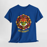 Unisex Kathakali T Shirt Kerala Traditional Dance Art Graphic Tee Indian Culture Festival Onam Heritage Malayalam Performance Heavy Cotton Top