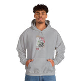 Blessed Praying Hands Floral Christian Graphic Unisex Heavy Blend Hooded Sweatshirt Faith Inspired Religious Streetwear Bold Motivational Hoodie