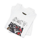 Honda CBR Superbike Blueprint Racing Motorcycle Graphic Tee Sport Bike Track Design T Shirt For Riders Speed Lovers Motorsport Streetwear Gift