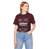 Iconic High Performance Muscle Car Blueprint Art Unisex Heavy Cotton Tee Premium Streetwear For Car Lovers Gearheads Collectors And Everyday Style