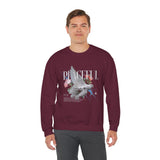 Peaceful Dove Floral Crewneck Sweatshirt Comfortable Unisex Pullover Motivational Streetwear Bold Graphic Design Symbol of Peace Perfect Gift for Friends Birthdays Cozy Days Casual Wear