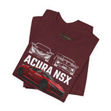 Japanese Hybrid Supercar Inspired Graphic T Shirt Modern NSX Style Performance Car Art Automotive Streetwear Unisex Tee High Speed Racing Lifestyle Shirt for Car Enthusiasts