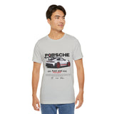 High-Performance Track Machine Blueprint Design Unisex Heavy Cotton Tee Powerful Street Racing Inspired Graphic Shirt