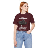 Harley Davidson Sportster Inspired Cruiser Motorcycle Blueprint Graphic Unisex Heavy Cotton Tee Premium Biker Streetwear T Shirt for Riders Enthusiasts Everyday Wear