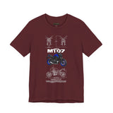 MT07 Inspired Hypernaked Motorcycle Art Unisex Heavy Cotton Tee Bold Rider Streetwear Graphic Apparel