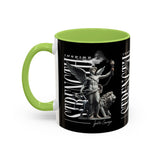 Inspire Strength Ignite Courage Ceramic Mug Motivational Coffee Cup Bold Graphic Durable Everyday Drinkware