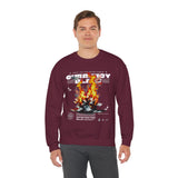 Currency Blaze Burning Money Graphic Unisex Heavy Blend Crewneck Sweatshirt Bold Streetwear Flame Cash Statement Urban Pullover
