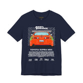 Legendary Orange Street Machine Rear View Unisex Heavy Cotton Tee Powerful JDM Inspired Car Art Graphic Shirt for Collectors and Gearheads