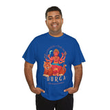 Goddess The Mother Durga T Shirt Divine Shakti Devi Maa Graphic Tee Navratri Durga Puja Festival Wear Hindu Spiritual Devotional Unisex Cotton Casual Streetwear Gift For Devotees