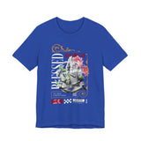 Blessed Praying Hands Floral Christian Graphic Unisex Jersey Short Sleeve Tee Faith Inspired Religious Streetwear Bold Motivational T Shirt